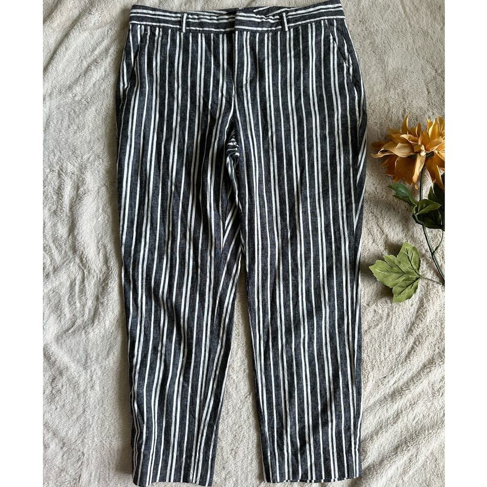 Banana Republic Crop Pants Size 6 Linen